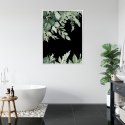 Plakat Wieloczęściowy Zwisające Liście Eukaliptusa Rama Aluminiowa Kolor Czarny