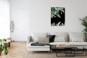 Plakat Wieloczęściowy Zwisające Liście Eukaliptusa Rama Aluminiowa Kolor Czarny