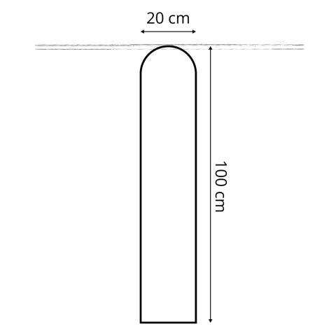 Panel Tapicerowany Butelkowa Zieleń 20cm Panel Tapicerowany Butelkowa Zieleń 20cm