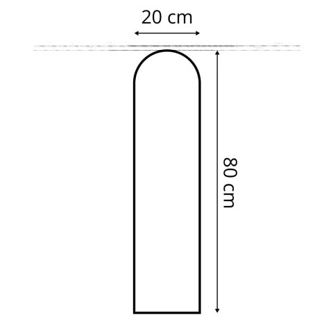Panel Tapicerowany Jasny Szary 20cm Panel Tapicerowany Jasny Szary 20cm