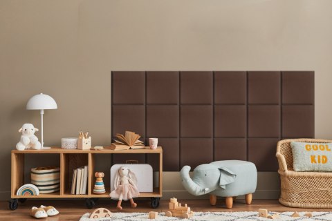 Panel Tapicerowany Brązowy Panel Tapicerowany Brązowy