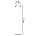 Panel Tapicerowany Czarny 20cm Panel Tapicerowany Czarny 20cm