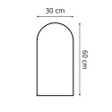 Panel Tapicerowany Czarny 30cm Panel Tapicerowany Czarny 30cm