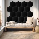 Panel Tapicerowany Czarny Panel Tapicerowany Czarny