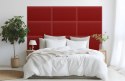 Panel Tapicerowany Magic Velvet Czerwony