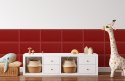 Panel Tapicerowany Magic Velvet Czerwony