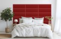 Panel Tapicerowany Magic Velvet Czerwony