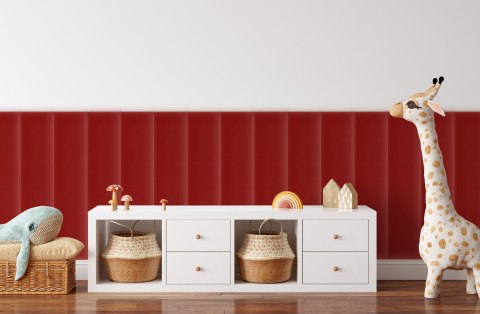 Panel Tapicerowany Magic Velvet Czerwony Panel Tapicerowany Magic Velvet Czerwony