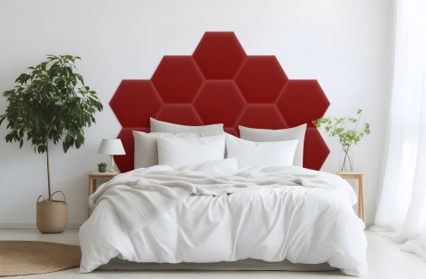 Panel Tapicerowany Magic Velvet Czerwony Panel Tapicerowany Magic Velvet Czerwony