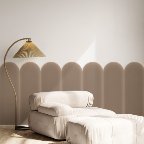 Panel Tapicerowany Magic Velvet Beżowy 20cm Panel Tapicerowany Magic Velvet Beżowy 20cm