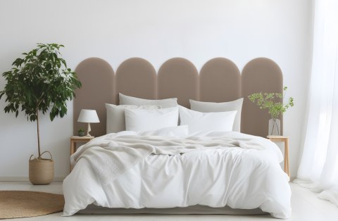 Panel Tapicerowany Magic Velvet Beżowy 30cm Panel Tapicerowany Magic Velvet Beżowy 30cm
