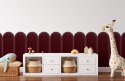 Panel Tapicerowany Magic Velvet Bordowy 20cm