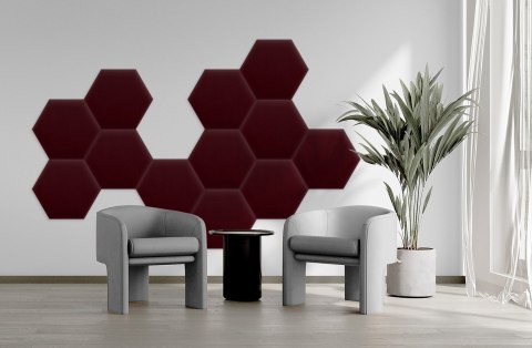 Panel Tapicerowany Magic Velvet Bordowy Panel Tapicerowany Magic Velvet Bordowy