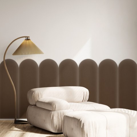 Panel Tapicerowany Magic Velvet Brązowy 20cm Panel Tapicerowany Magic Velvet Brązowy 20cm