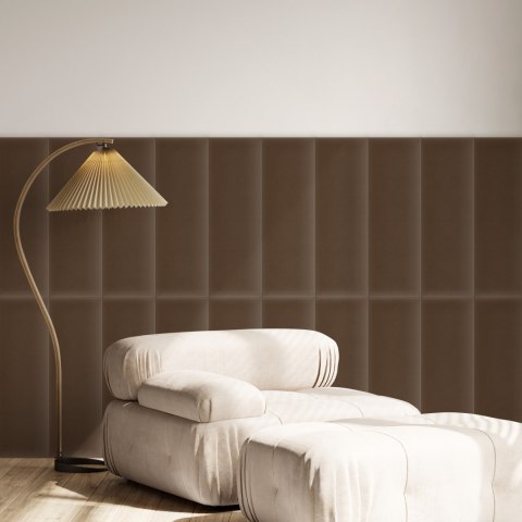 Panel Tapicerowany Magic Velvet Brązowy Panel Tapicerowany Magic Velvet Brązowy