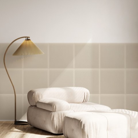 Panel Tapicerowany Magic Velvet Kremowy Panel Tapicerowany Magic Velvet Kremowy