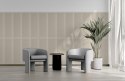 Panel Tapicerowany Magic Velvet Kremowy