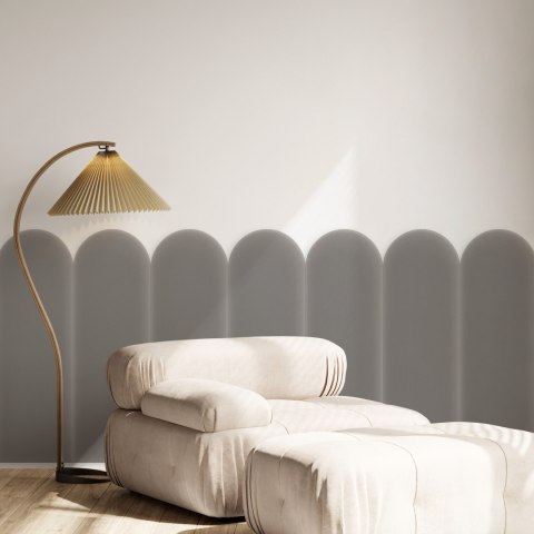 Panel Tapicerowany Magic Velvet Szary 20cm Panel Tapicerowany Magic Velvet Szary 20cm