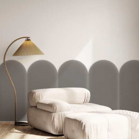 Panel Tapicerowany Magic Velvet Szary 30cm Panel Tapicerowany Magic Velvet Szary 30cm