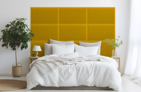 Panel Tapicerowany Magic Velvet Żółty Panel Tapicerowany Magic Velvet Żółty