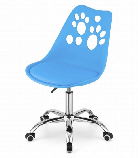 Krzesło obrotowe PRINT - niebieskie Krzesło obrotowe PRINT - niebieskie