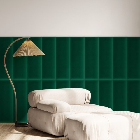 Panel Tapicerowany Magic Velvet Butelkowa Zieleń Panel Tapicerowany Magic Velvet Butelkowa Zieleń