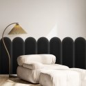 Panel Tapicerowany Magic Velvet Czarny 20cm
