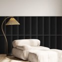 Panel Tapicerowany Magic Velvet Czarny Panel Tapicerowany Magic Velvet Czarny