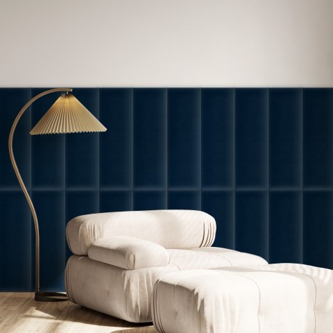 Panel Tapicerowany Magic Velvet Granatowy Panel Tapicerowany Magic Velvet Granatowy