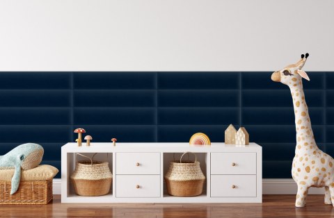 Panel Tapicerowany Magic Velvet Granatowy Panel Tapicerowany Magic Velvet Granatowy