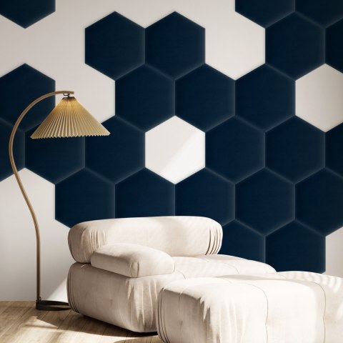Panel Tapicerowany Magic Velvet Granatowy Panel Tapicerowany Magic Velvet Granatowy
