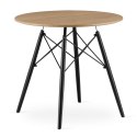 Stół TODI Okrągły 80cm - dąb Stół TODI Okrągły 80cm - dąb