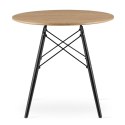 Stół TODI Okrągły 80cm - dąb Stół TODI Okrągły 80cm - dąb