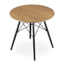 Stół TODI Okrągły 80cm - dąb Stół TODI Okrągły 80cm - dąb