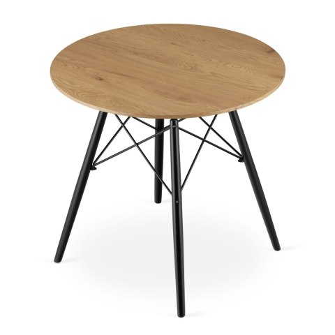 Stół TODI Okrągły 80cm - dąb Stół TODI Okrągły 80cm - dąb